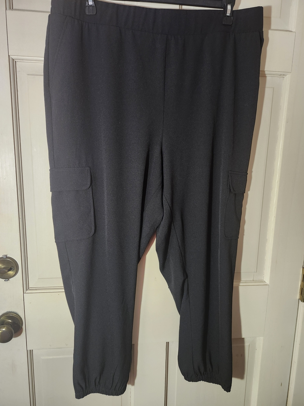 Torrid Black Womens Cargo Style Jogger Pants with Flap Pockets